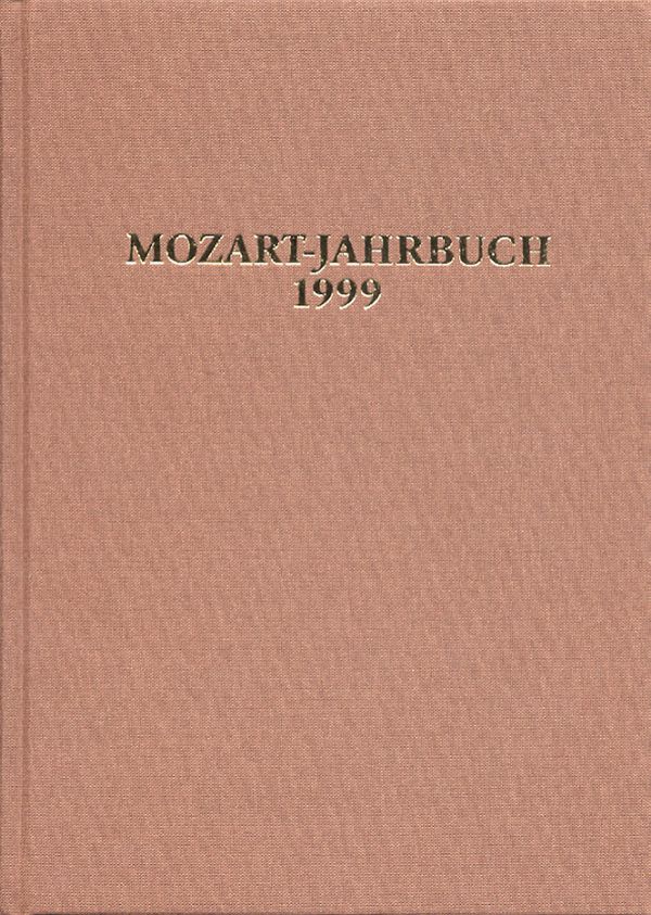 Mozart-Jahrbuch 1999&nbsp;&nbsp;&nbsp;&nbsp;