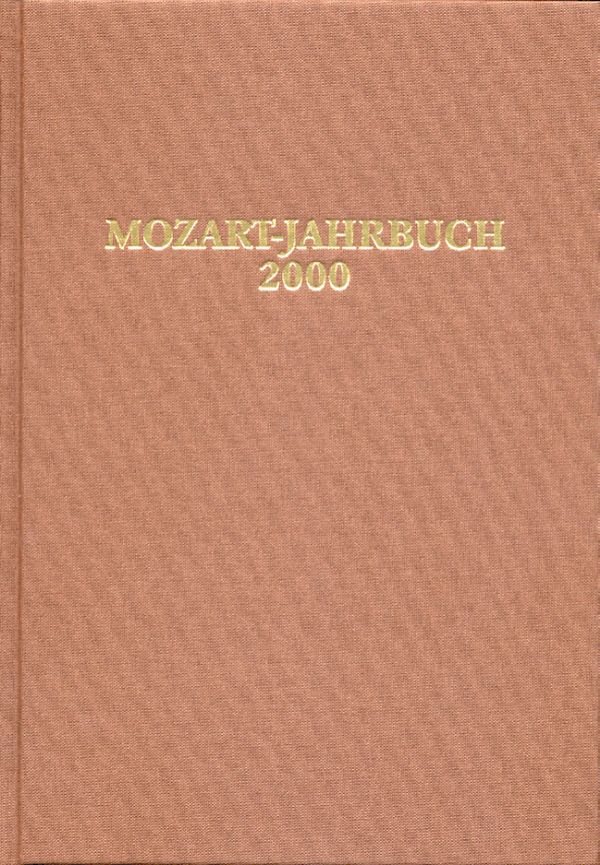 Mozart-Jahrbuch 2000&nbsp;&nbsp;&nbsp;&nbsp;