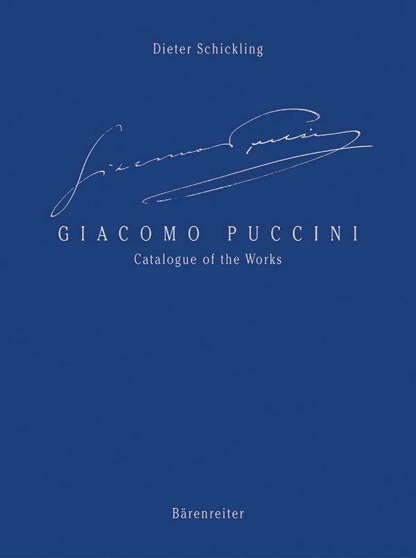 Giacomo Puccini Werkverzeichnis&nbsp;&nbsp;&nbsp;&nbsp;