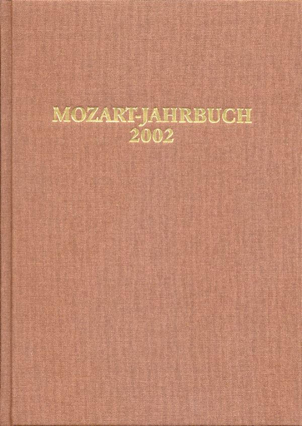 Mozart Jahrbuch 2002&nbsp;&nbsp;&nbsp;&nbsp;