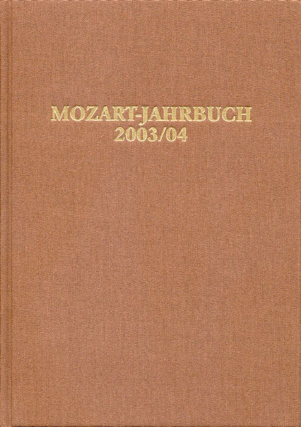 : Mozart-Jahrbuch 2003/04    Buch
