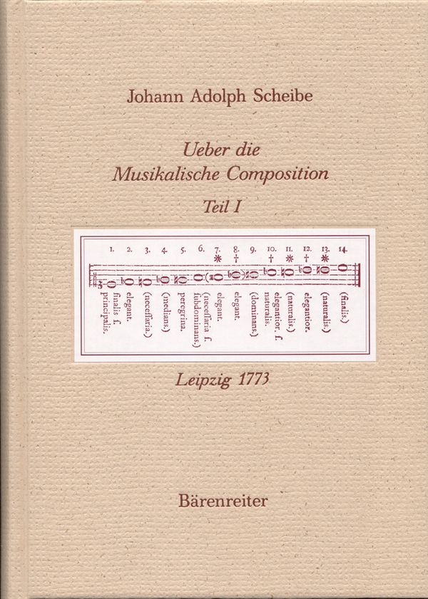 Scheibe, Johann Adolph Ueber die Musikalische Composition&nbsp;&nbsp;Erster Theil. Die Theorie der Melodie und Harmonie. Reprint der Ausgab&nbsp;&nbsp;Buch