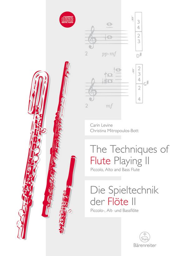 The technique of flute playing vol.2 (+CD)&nbsp;&nbsp;for piccolo, alto and bass flute&nbsp;&nbsp;