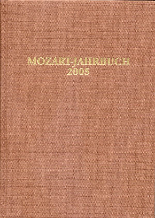 : Mozart-Jahrbuch 2005    Buch