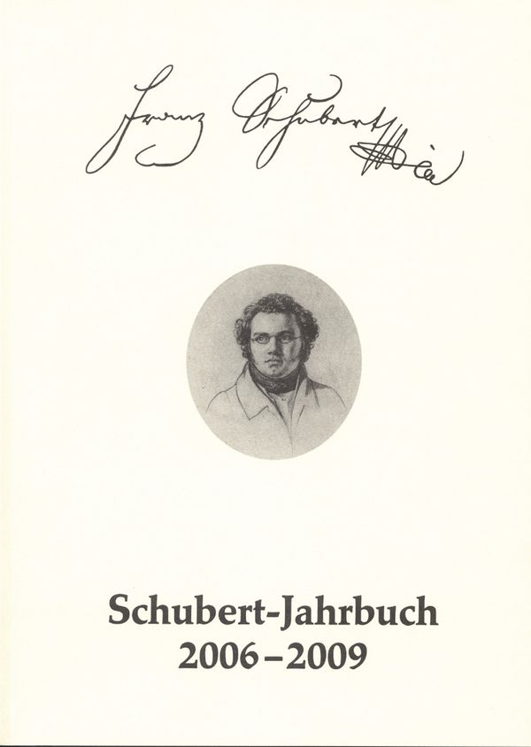 Schubert-Jahrbuch 2006-2009&nbsp;&nbsp;&nbsp;&nbsp;