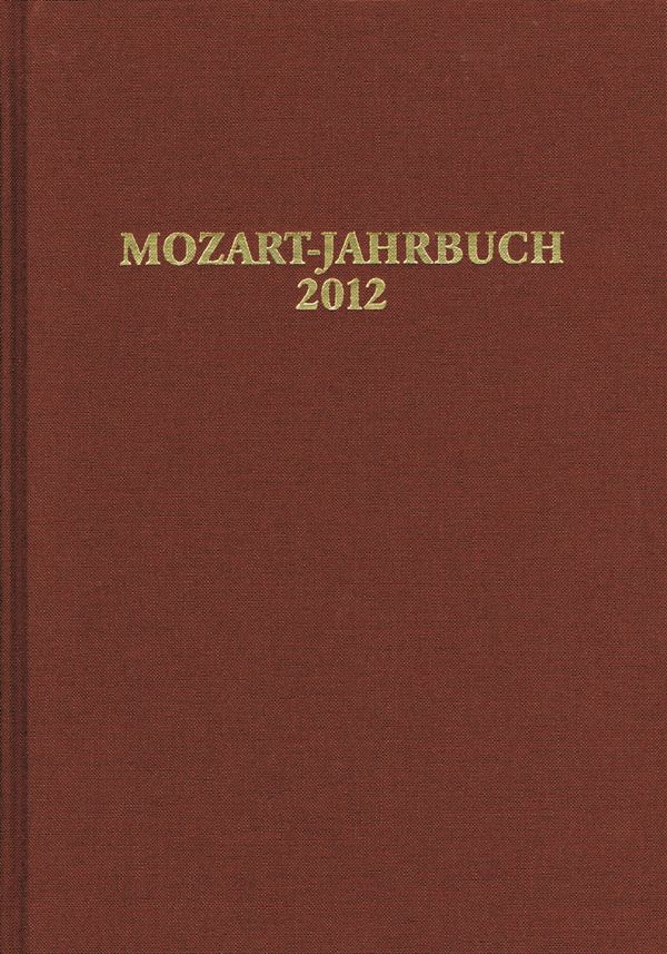 Mozart-Jahrbuch 2012&nbsp;&nbsp;&nbsp;&nbsp;