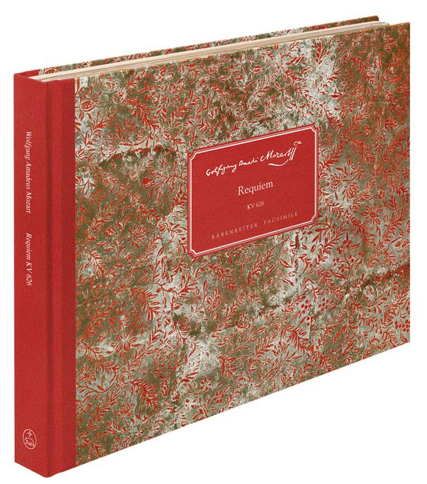 Requiem KV626&nbsp;&nbsp;&nbsp;&nbsp;Faksimile der autographen Partitur (Halbleder gebunden)