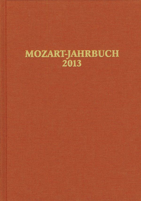 Mozart-Jahrbuch 2013&nbsp;&nbsp;&nbsp;&nbsp;