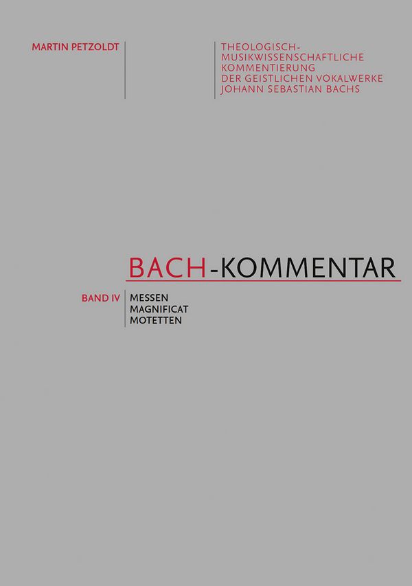Bach-Kommentar Band 4&nbsp;&nbsp;&nbsp;&nbsp;