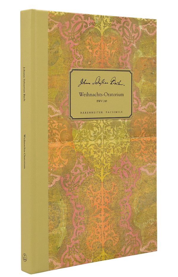 Weihnachts-Oratorium BWV248&nbsp;&nbsp;&nbsp;&nbsp;Faksimile der autographen Partitur und Kommentar im Schuber