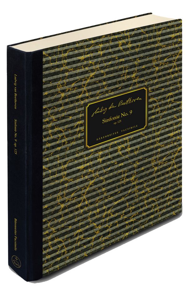 Sinfonie d-Moll Nr.125 &nbsp;&nbsp;für Orchester (mit gem Chor)&nbsp;&nbsp;Facsimile (Leinen)