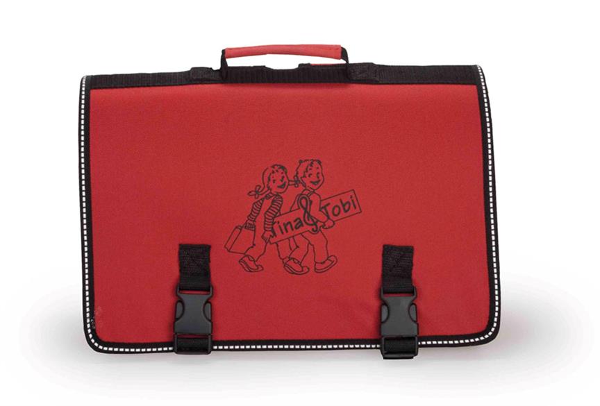 Tina und Tobi Rote Tasche (leer)&nbsp;&nbsp;&nbsp;&nbsp;