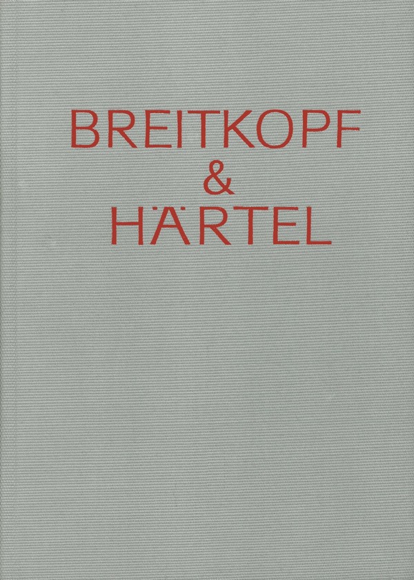 Hase, Hellmuth von Breitkopf & Härtel Band 3: 1918-1968&nbsp;&nbsp;&nbsp;&nbsp;