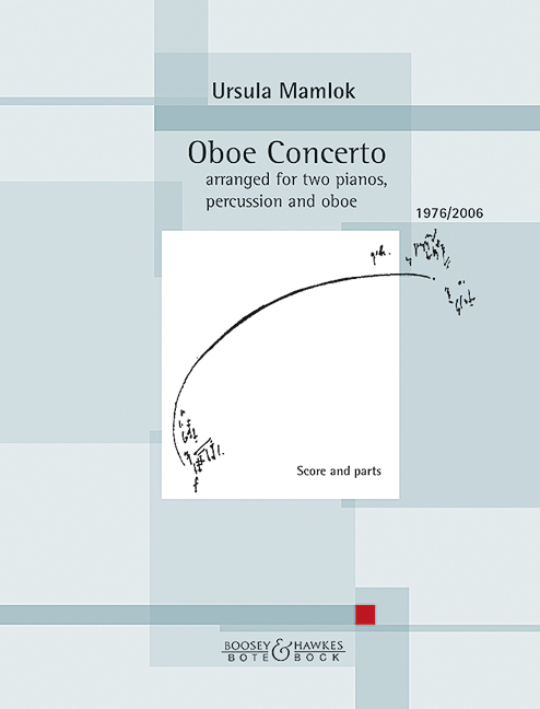 Concerto  für 2 Klaviere, Schlagwerk und Oboe  Partitur und Stimmen