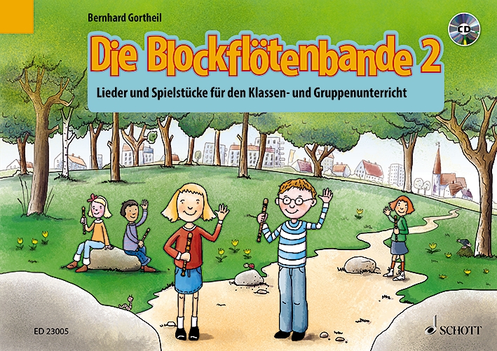 Die Blockflötenbande Band 2 (+CD)  für Sopranblockflöte (deutsche und barocke Griffweise)  