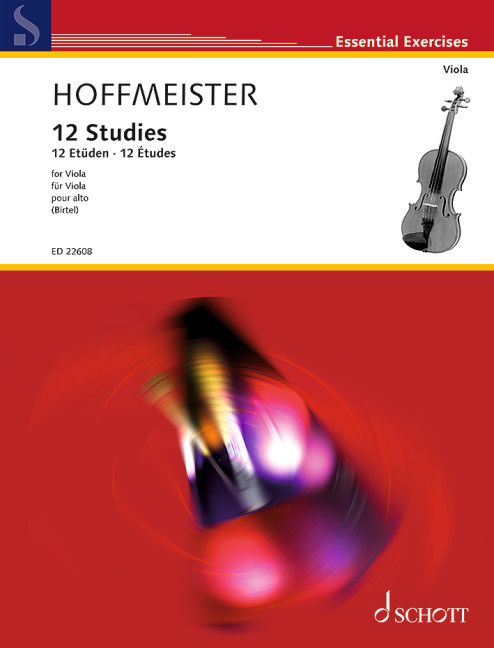12 Studien  für Viola (dt/en/fr)  