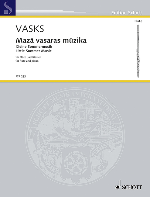 Maza vasaras muzika  für Flöte und Klavier  