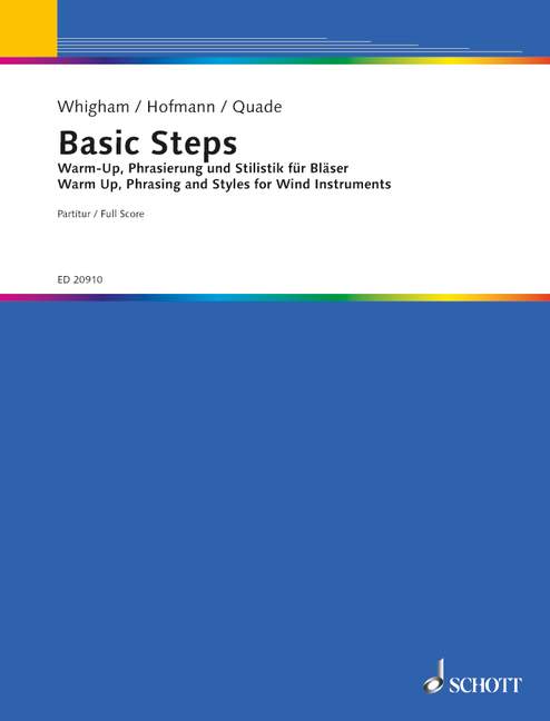 Basic Steps&nbsp;&nbsp;für Blasorchester&nbsp;&nbsp;Stimmensatz 1 Piccolo, 2 Flöte 1, 2 Flöte 2, 1 Oboe, 1 F Englischhorn,