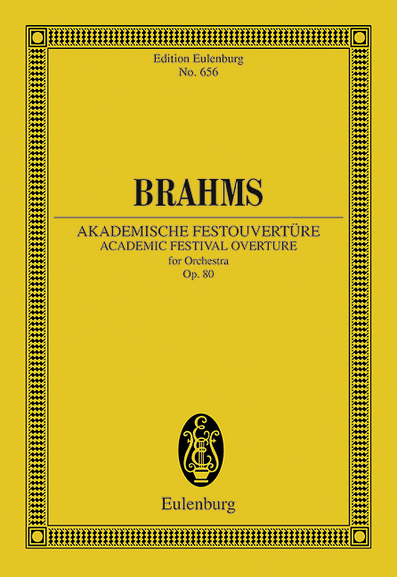 Akademische Festouvertüre op.80  für Orchester  Studienpartitur