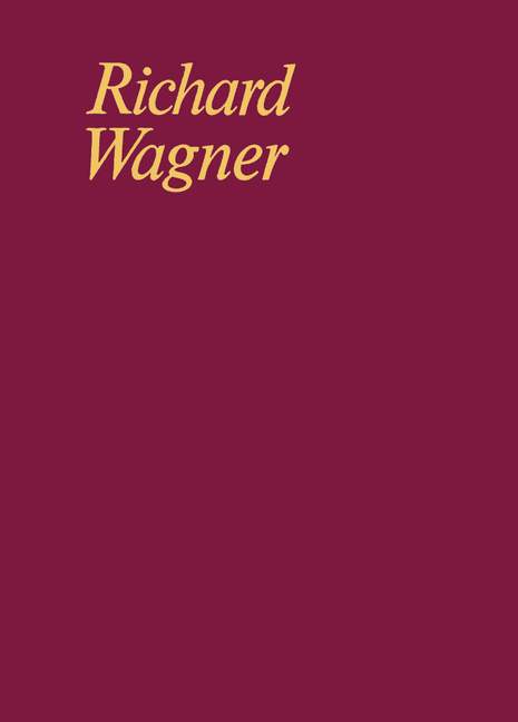 Bearbeitungen / Opernbearbeitungen II WWV 62 B    Partitur und Kritischer Bericht - Gesamtausgabe