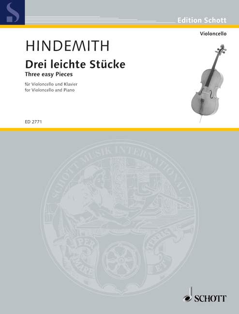 Drei leichte Stücke  für Violoncello und Klavier  