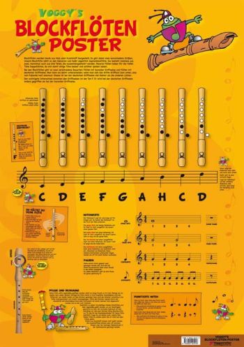 Voggy's Blockflöten-Poster