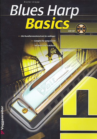 Blues Harp Basics (+CD):  für Mundharmonika  