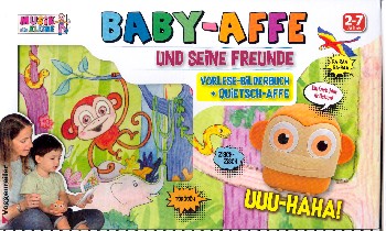 Baby-Affe und seine Freunde (+Quitsch-Affe)    