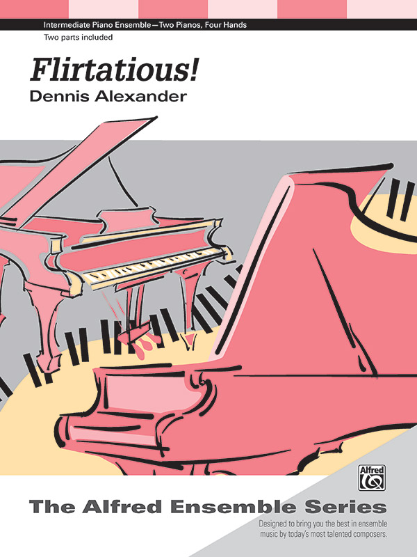 Flirtatious  for 2 pianos 4 hands  2 scores