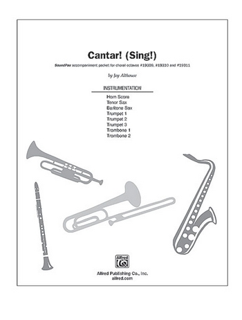 Cantar  for mixed chorus and brass instruments  horn score and instrumental parts