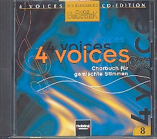 4 Voices CD 8 zum Chorbuch mit  Vokalaufnahmen  