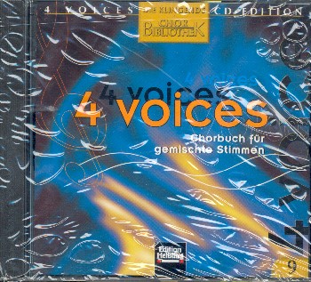 4 Voices CD 9 zum Chorbuch mit  Vokalaufnahmen  