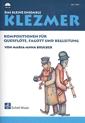 Klezmer  (+CD)  für Flöte, Fagott und (Akkord-)Begleitung  Partitur und Stimmen