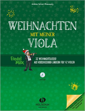 Weihnachten mit meiner Viola (+CD)&nbsp;&nbsp;für 1-2 Violen (Klavier ad lib)&nbsp;&nbsp;Spielpartitur