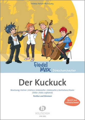 Der Kuckuck  für Streichorchester und Klavier  Partitur und Stimmen (Kopiervorlagen)