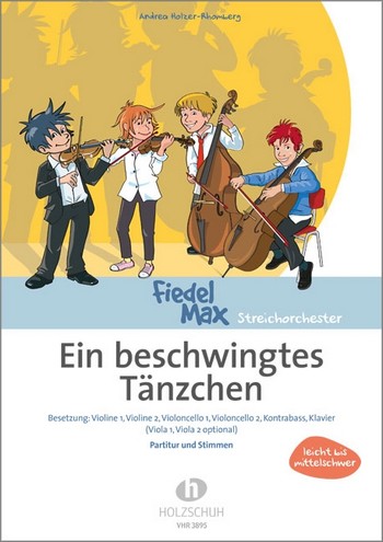 Ein beschwingtes Tänzchen  für Streichorchester und Klavier  Partitur und Stimmen (Kopiervorlagen)