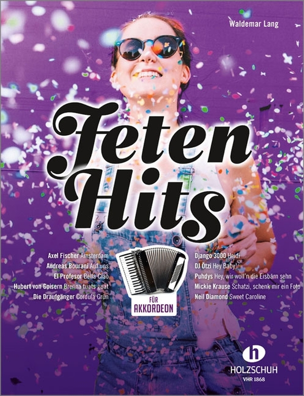 Feten-Hits  für Akkordeon (+Text)  