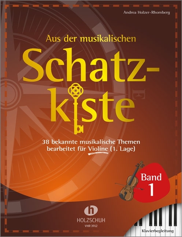 Aus der musikalischen Schatzkiste Band 1 (+Online Audio)  für Violine (1. Lage)  Klavierbegleitung zu Violine