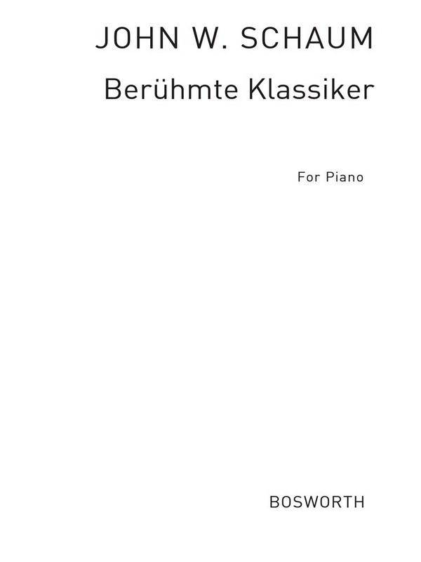 Berühmte Klassiker Band 1  für Klavier  