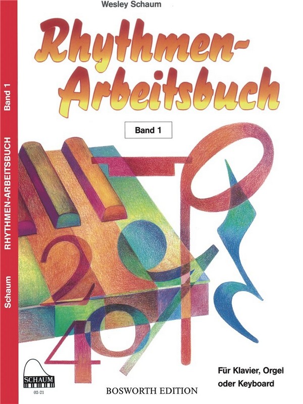 Rhythmen-Arbeitsbuch Band 1  für Klavier, Orgel, Keyboard  