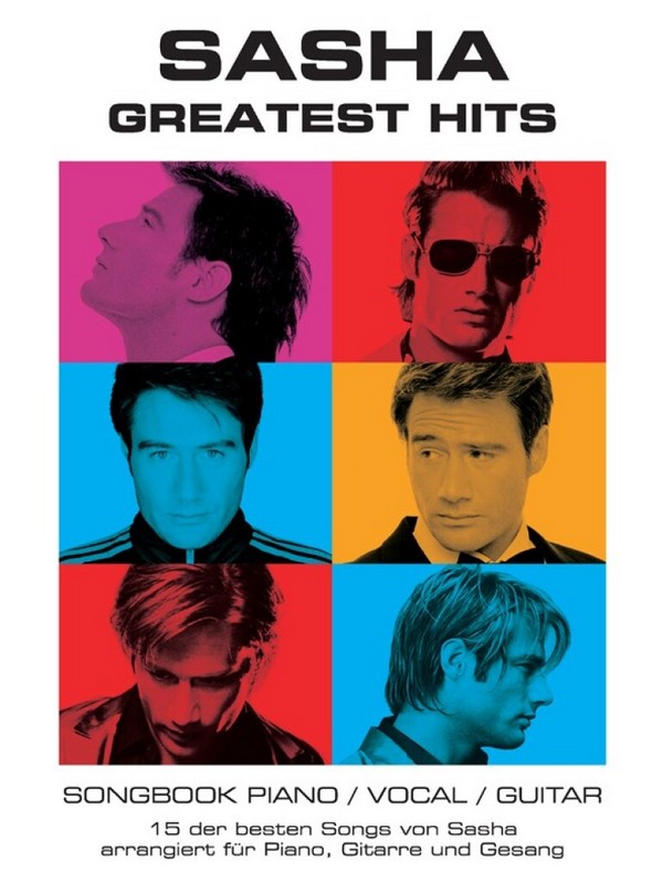 Sasha: Greatest Hits  Songbook piano/vocal/guitar  