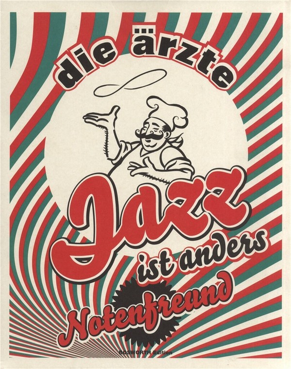 Die Ärzte: Jazz ist anders  gelochte Blatt-Sammlung Gesang/Gitarre  zum Einordnen in den Notenfreund-Ordner