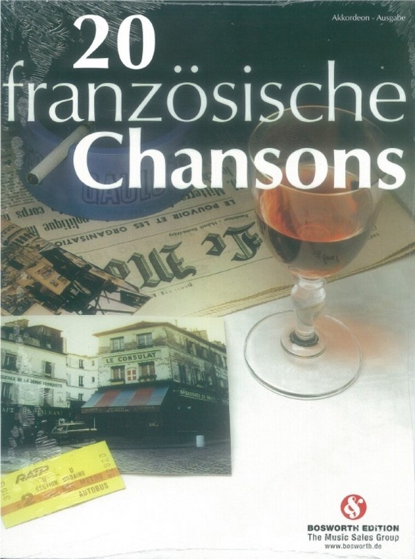 20 französische Chansons  für Akkordeon  