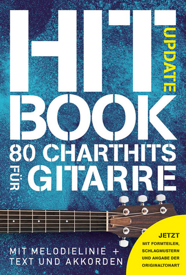 Hitbook update - Gitarre:  songbook Melodie/Texte/Akkorde  Spiralbindung