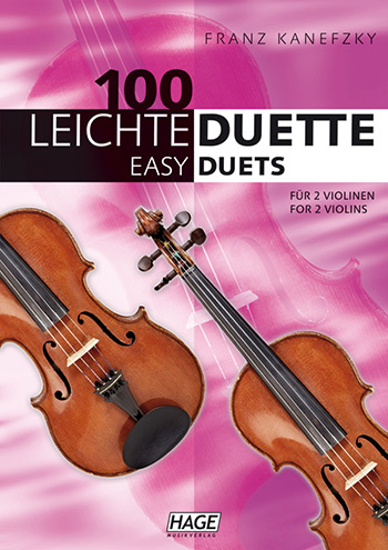 100 leichte Duette  für 2 Violinen  Spielpartitur