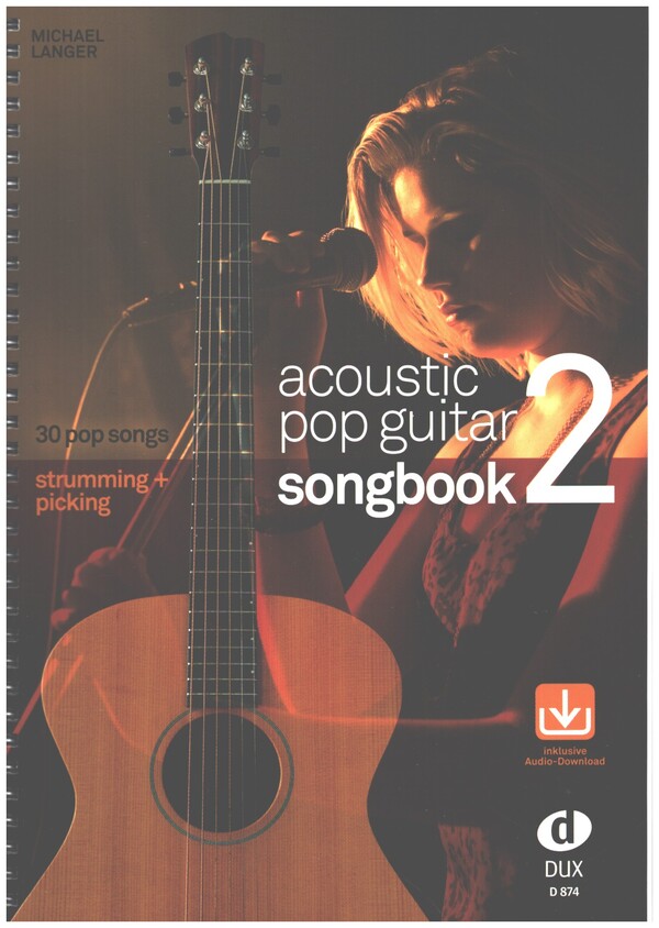 Acoustic Pop Guitar Songbook vol.2 (+Online Audio)  for guitar/tab  