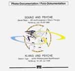 KLANG UND PSYCHE 7 TAGE  8. WELTKONGRESS MUSIK-  THERAPIE HAMBURG, 14.-20. JULI 1996