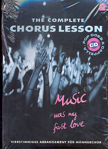 Music was my first Love (+CD)  für Männerchor  25 Chorpartituren