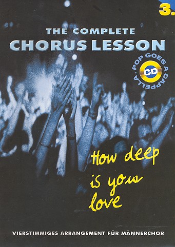 How deep is your Love (+CD )  für Männerchor  25 Chorpartituren