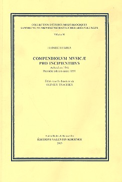 Compendium musicae pro  incipientibus  